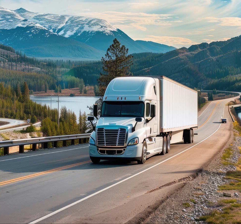 Large-semi-truck-on-the-road